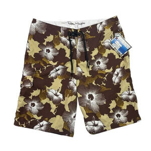 SH421 NWT Mens Hurley Rob Machado Surfer Hawaiian Floral Board Shorts 36
